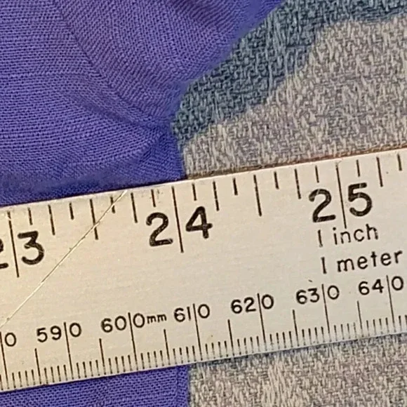 My  Style Women's Purple Long Adjustable Sleeve Button Down Size XL - Picture 8 of 13